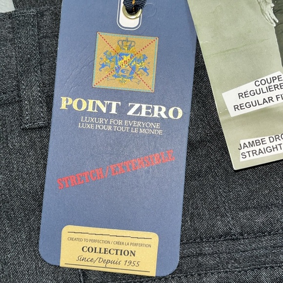 Brand new with tags Point Zero Charcoal Jeans 38 Waist 34 Inseam. - Picture 14 of 15